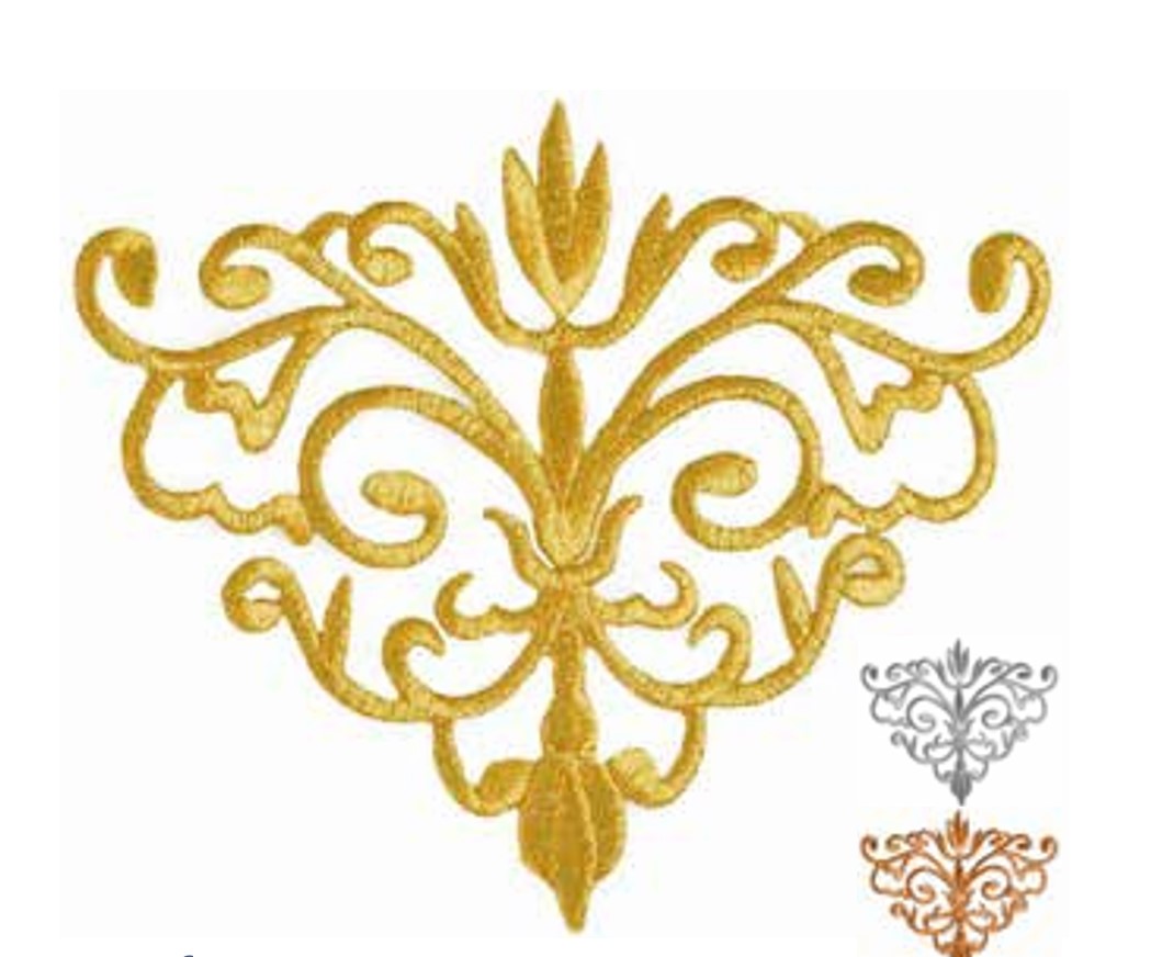 Aplicación Oro forma triangular