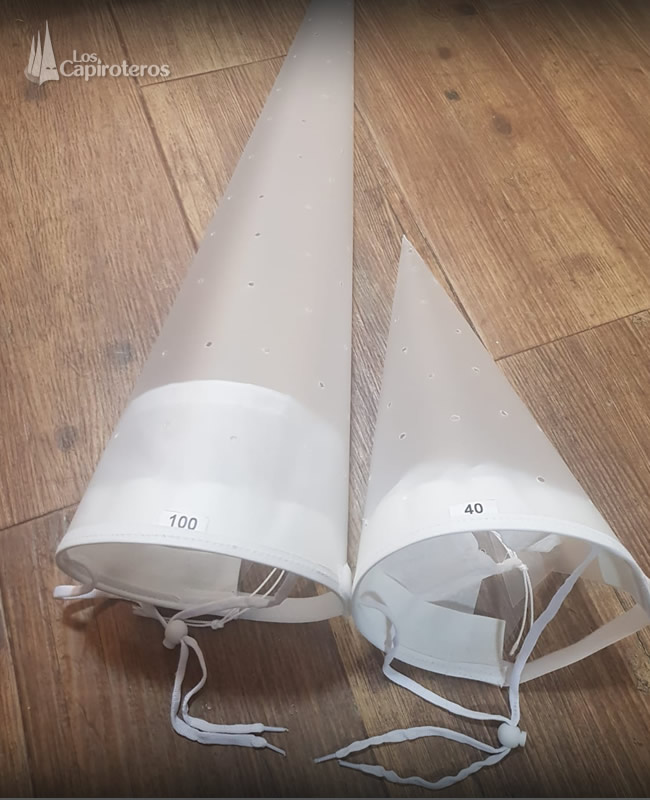Capirote Plástico Premium Blanco