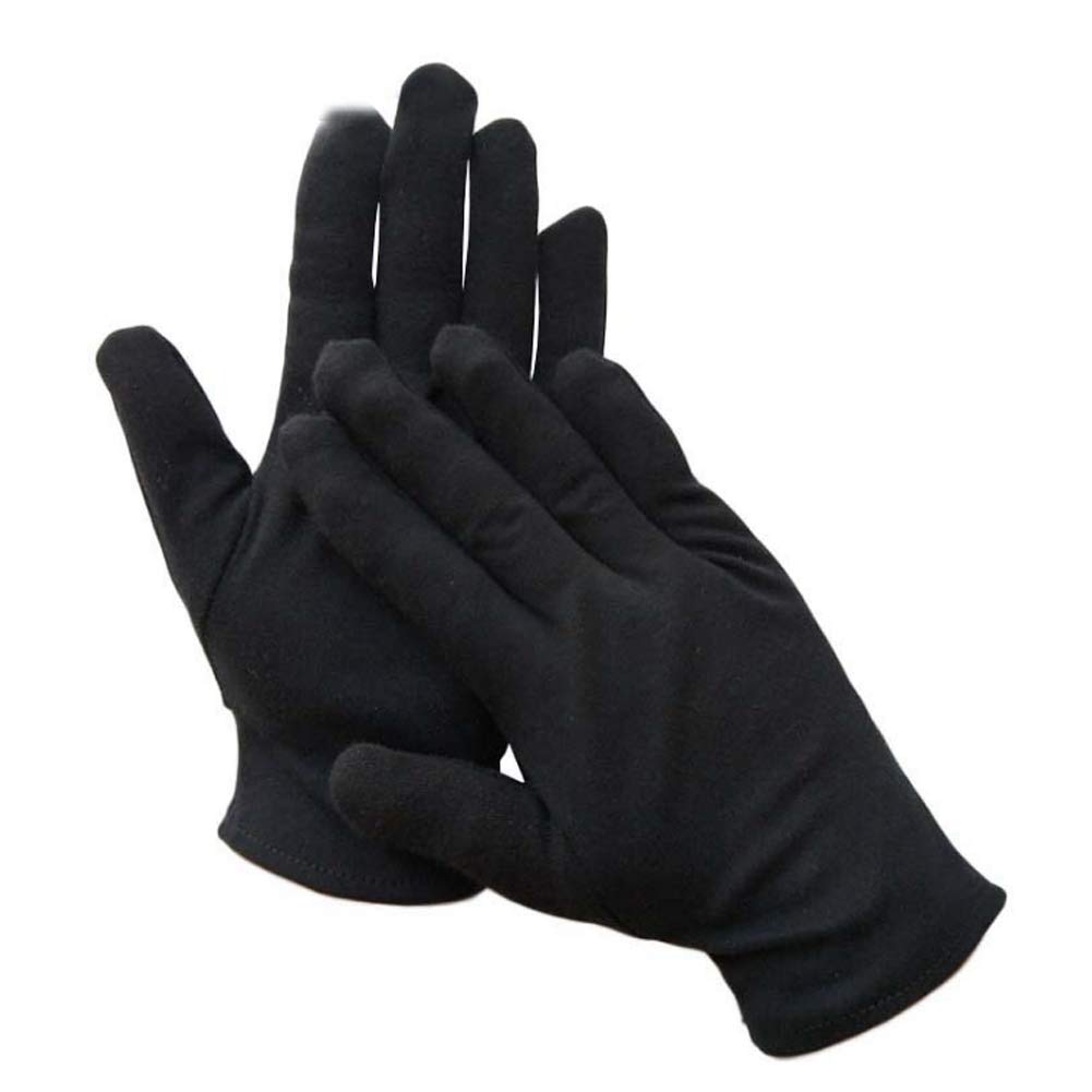 Guantes Negros Algodon